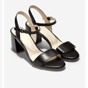 Cole Haan -  Josie Block Heel Sandal in Pink Suede size 7.5